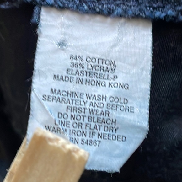 Express Correspondent Wide Leg Blue Jeans (Size 4) - Picture 5 of 5